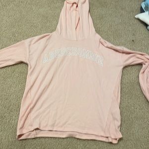 Abercrombie kids light pink long sleeve shirt